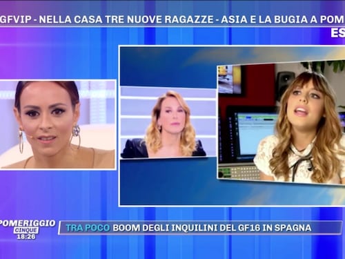 Gf Vip, il debutto (con bugia) di Asia Valente in televisione