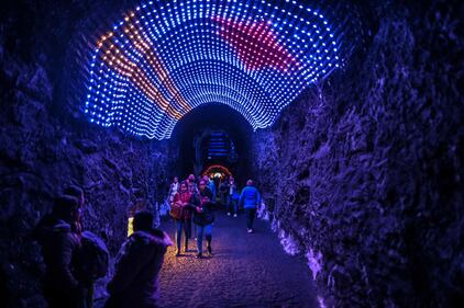 La cattedrale di Sale, costruita all'interno delle miniere in Colombia 1
