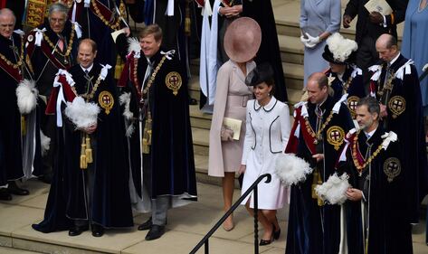 Kate Middleton alla parata per l'Ordine della Giarrettiera: foto 5