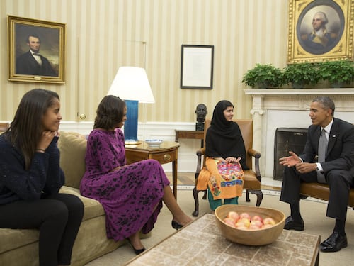Malala tiene testa a Obama: presidente, ora basta droni