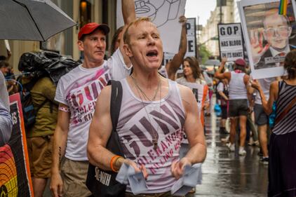 New York, manifestazioni sotto la Trump Tower 8