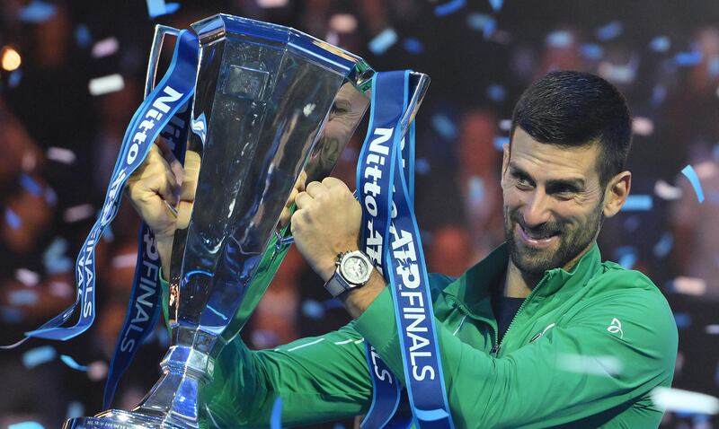 ATP Finals, Djokovic trionfa contro Sinner: le immagini più belle della finale 22