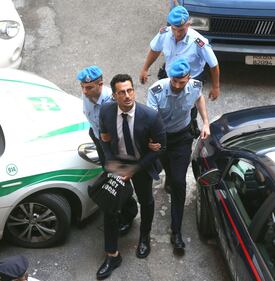 Fabrizio Corona arriva in Tribunale 1