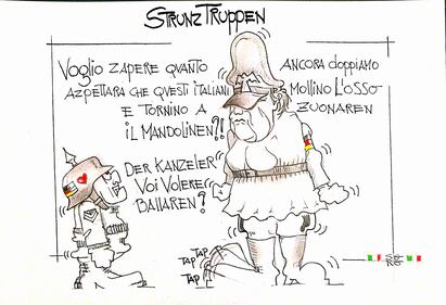 La vignetta del giorno: il mandolino della Merkel 1