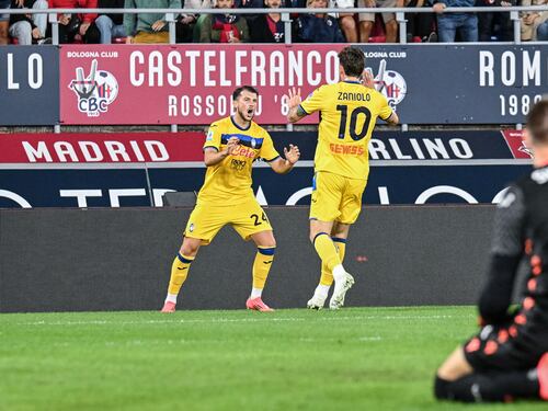 Nel posticipo "da Champions" Bologna ripreso dall'Atalanta