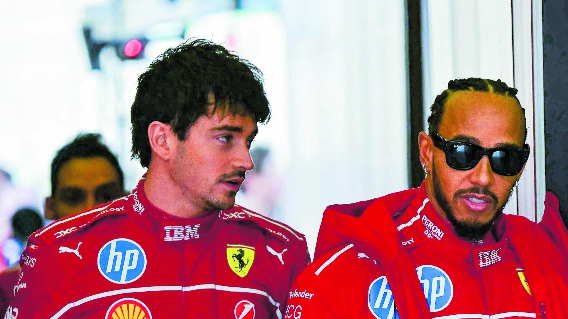 Leclerc quarto, affonda Hamilton