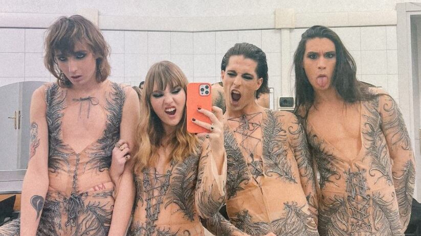 Maneskin, Instagram censura la foto scattata alla finale di Sanremo
