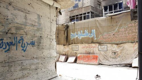 Le macerie del campo di Yarmouk 7