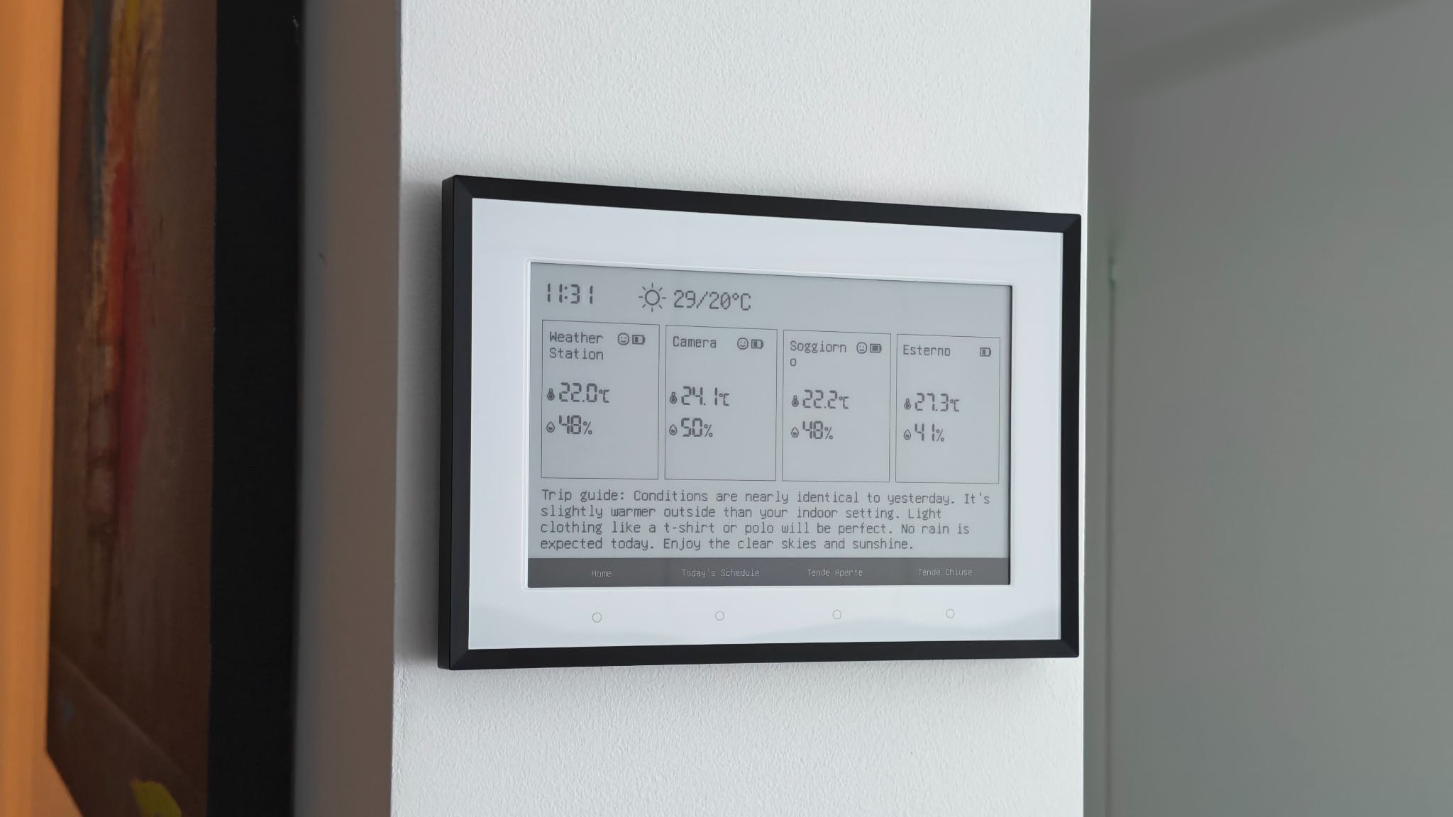 SwitchBot E-Ink Home Dashboard