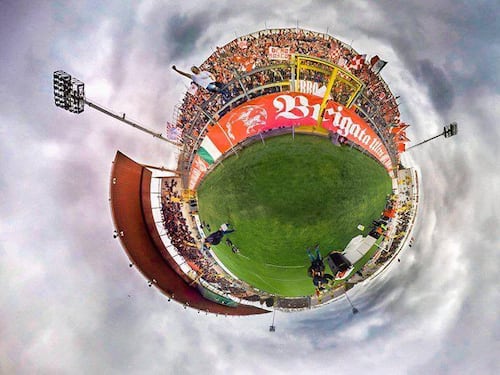 La prima partita in Italia che puoi vedere a 360°