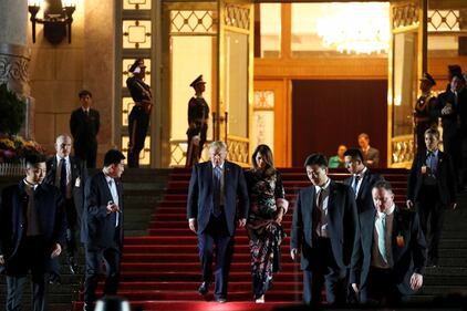Melania Trump incanta in Cina 3