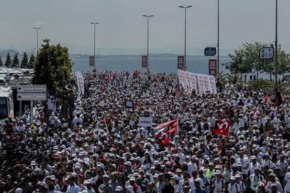 Istanbul, la marcia per la giustizia in Turchia 14