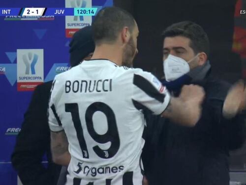 "Tu in faccia...": cosa avrebbe detto Bonucci nella rissa