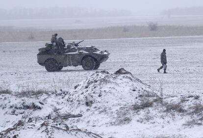 Militari schierati a Debaltseve 12