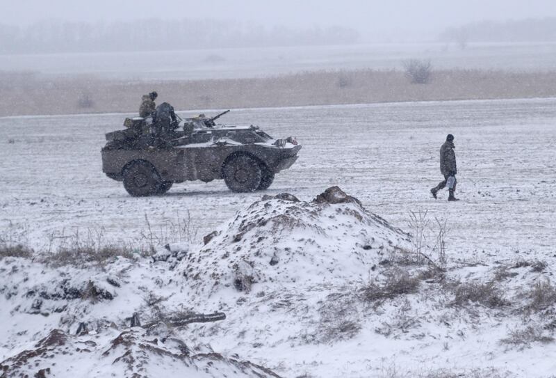 Militari schierati a Debaltseve 12