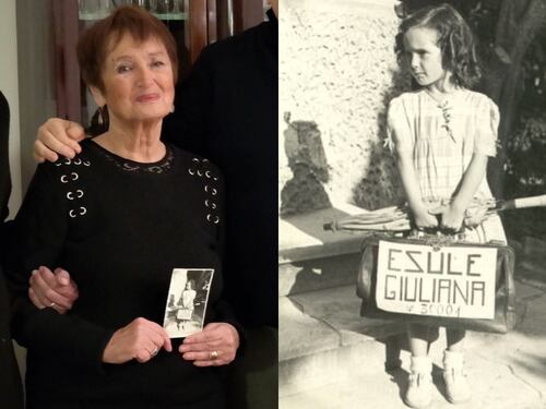 La bambina con la valigia simbolo dell'esodo istriano