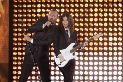 Laura Pausini e Biagio Antonacci insieme a Bari 5