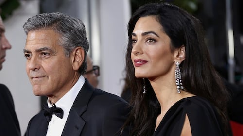 Amal e George Clooney ai Golden Globe 12