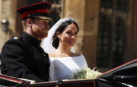 Meghan Markle e il Principe Harry al Royal Wedding 5