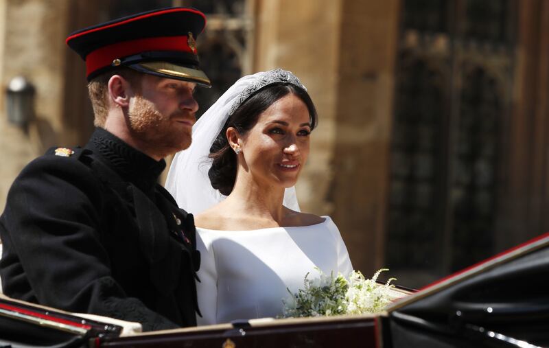 Meghan Markle e il Principe Harry al Royal Wedding 5