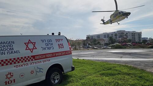Elicottero e ambulanza