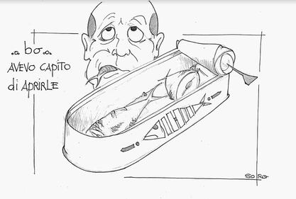 La vignetta del giorno: il Pd apre alle sardine, ma Zingaretti non capisce 1