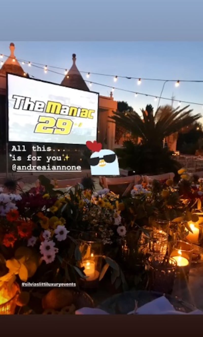 Andrea Iannone festeggia i 30 anni in Puglia con la sua Giulia 8