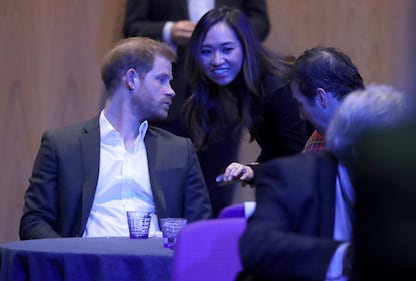 Principe Harry, le foto del convegno sul turismo 1