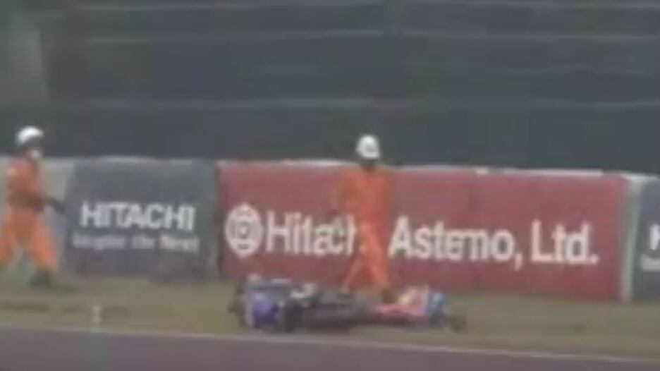 Suzuka, brutto incidente per Gino Rea: ricoverato in gravi condizioni