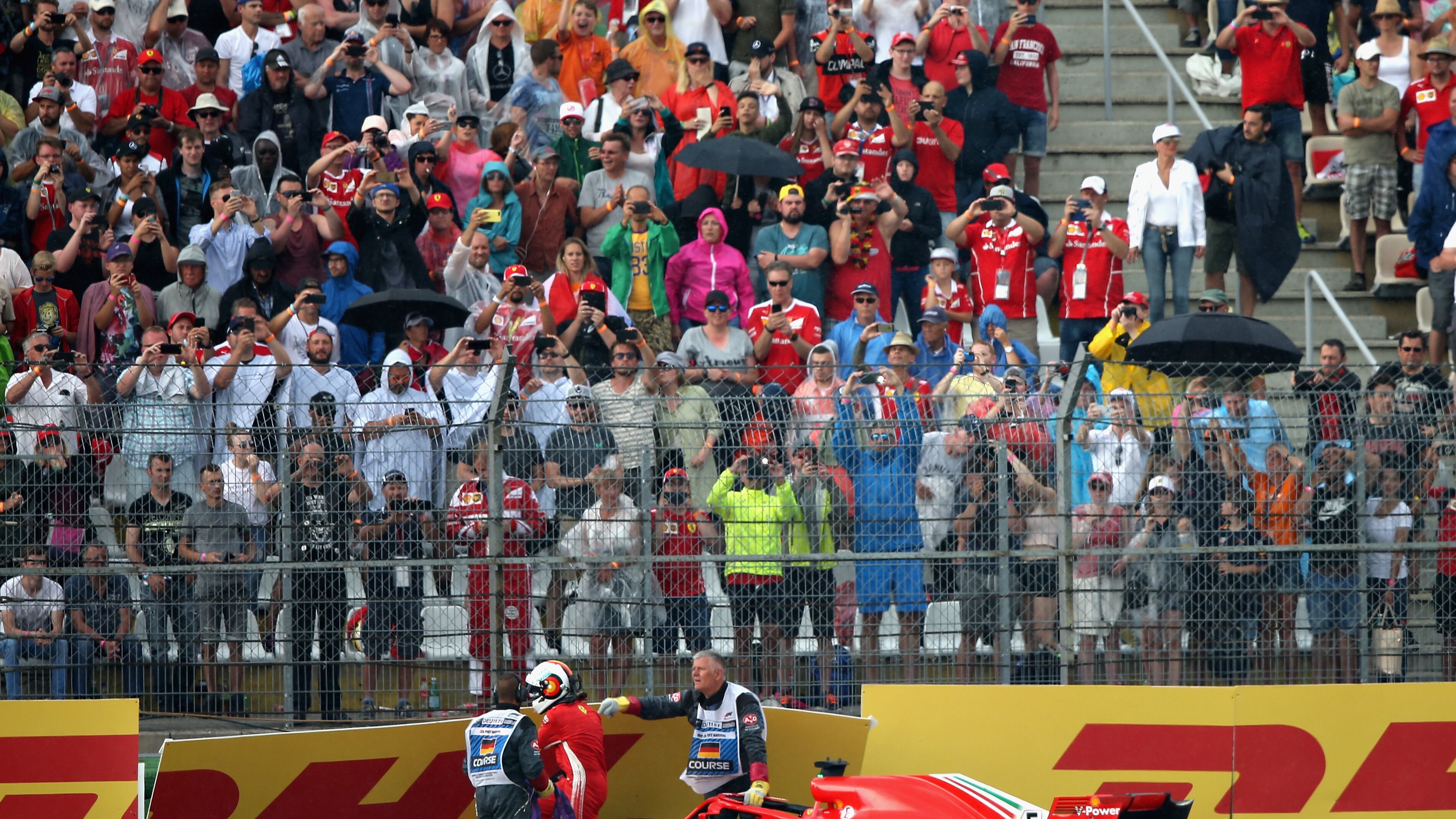La Ferrari finisce in rosso ad Hockenheim. Quella promessa mancata al manager