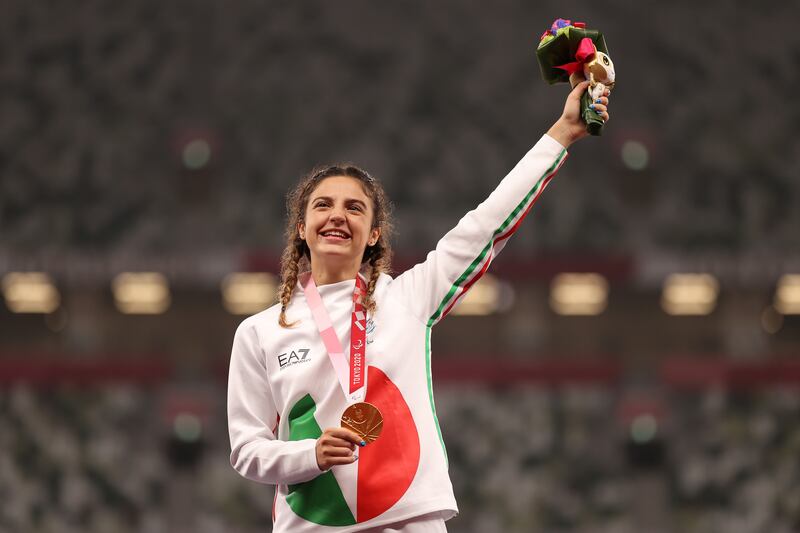 La storica tripletta azzurra nei 100 metri femminili alle Paralimpiadi di Tokyo 15