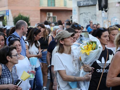 La fiaccolata in ricordo di Michelle Causo