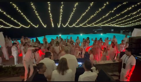 Diletta Leotta oggi sposa: il white party prima del matrimonio con Loris Karius 16