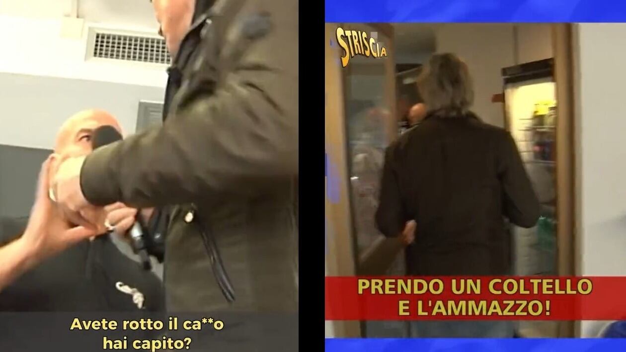 "Niente scontrini". E il barista dell'Agenzia delle entrate aggredisce Jimmy Ghione di Striscia
