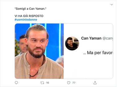 Davide Uomini e Donne e il paragone con Can Yaman che fa insorgere il web 4