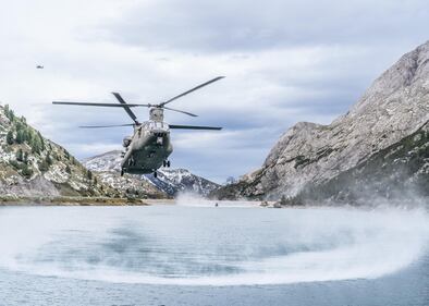 L'esercitazione Stella Alpina a Canazei 12