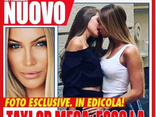 Taylor Mega bacia una ragazza. È la (chiacchierata) fidanzata