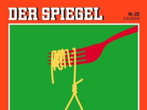 Altro insulto all'Italia da Spiegel Uno spaghetto come un cappio