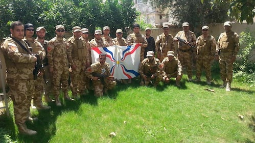 Iraq, i combattenti cristiani di Dwekh Nawsha 1
