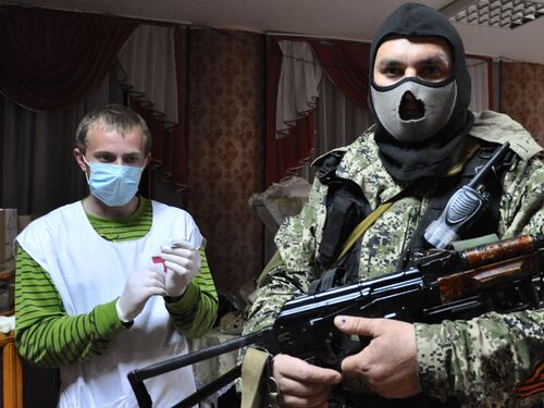 Nel fortino di Kramatorsk circondato dai tank di Kiev