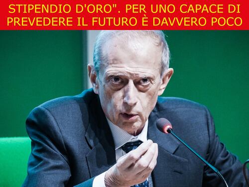 La satira del giorno. Lo stipendio di Fassino