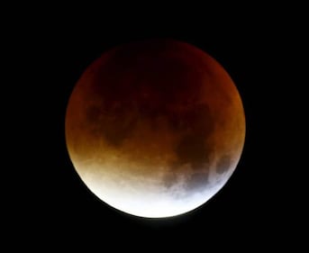 L'eclissi di superluna, foto e impressioni 7