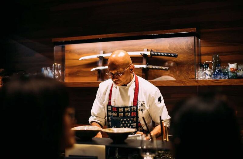 Wicky Priyan nel suo ristorante milanese