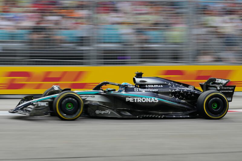 F1 SIngapore FP2 Russell