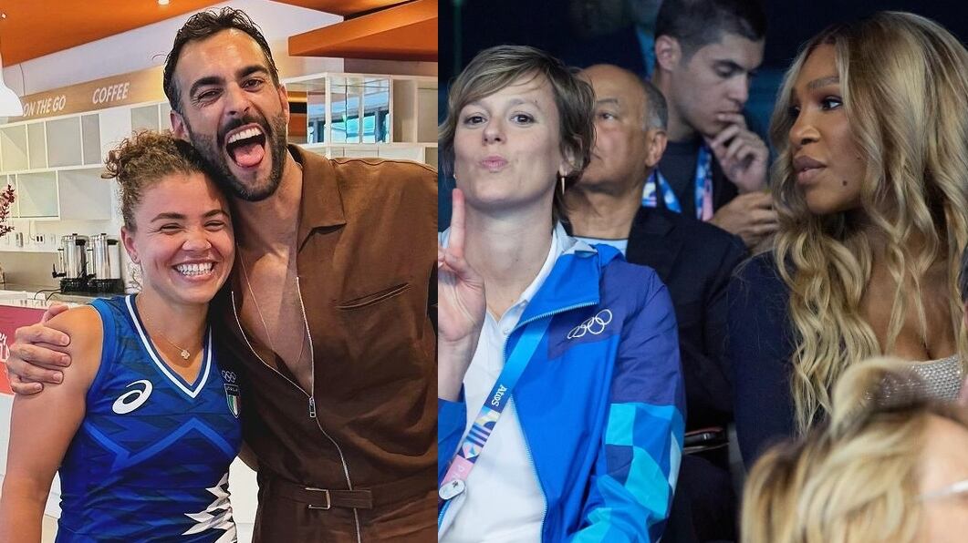Mengoni con Paolini, Pellegrini con Serena Williams: le foto virali dalle Olimpiadi