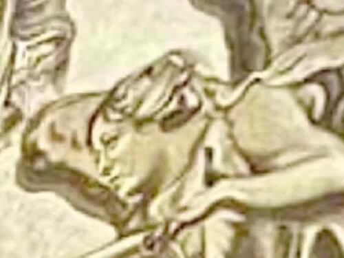 Spunta il volto di Meloni in una chiesa restaurata. Per la sinistra è regime