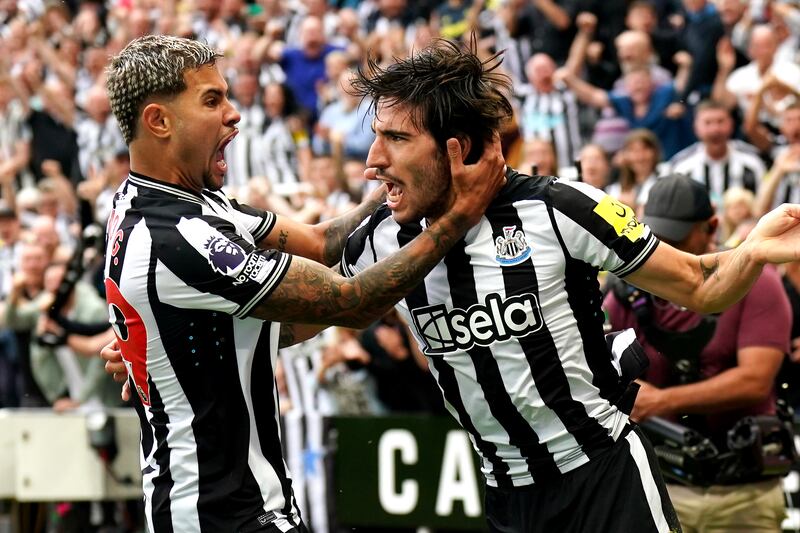 Tonali Newcastle Aston Villa Fotogramma