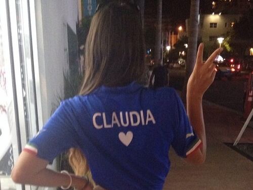 Claudia carica gli Azzurri: "Gli italiani lo fanno meglio..."