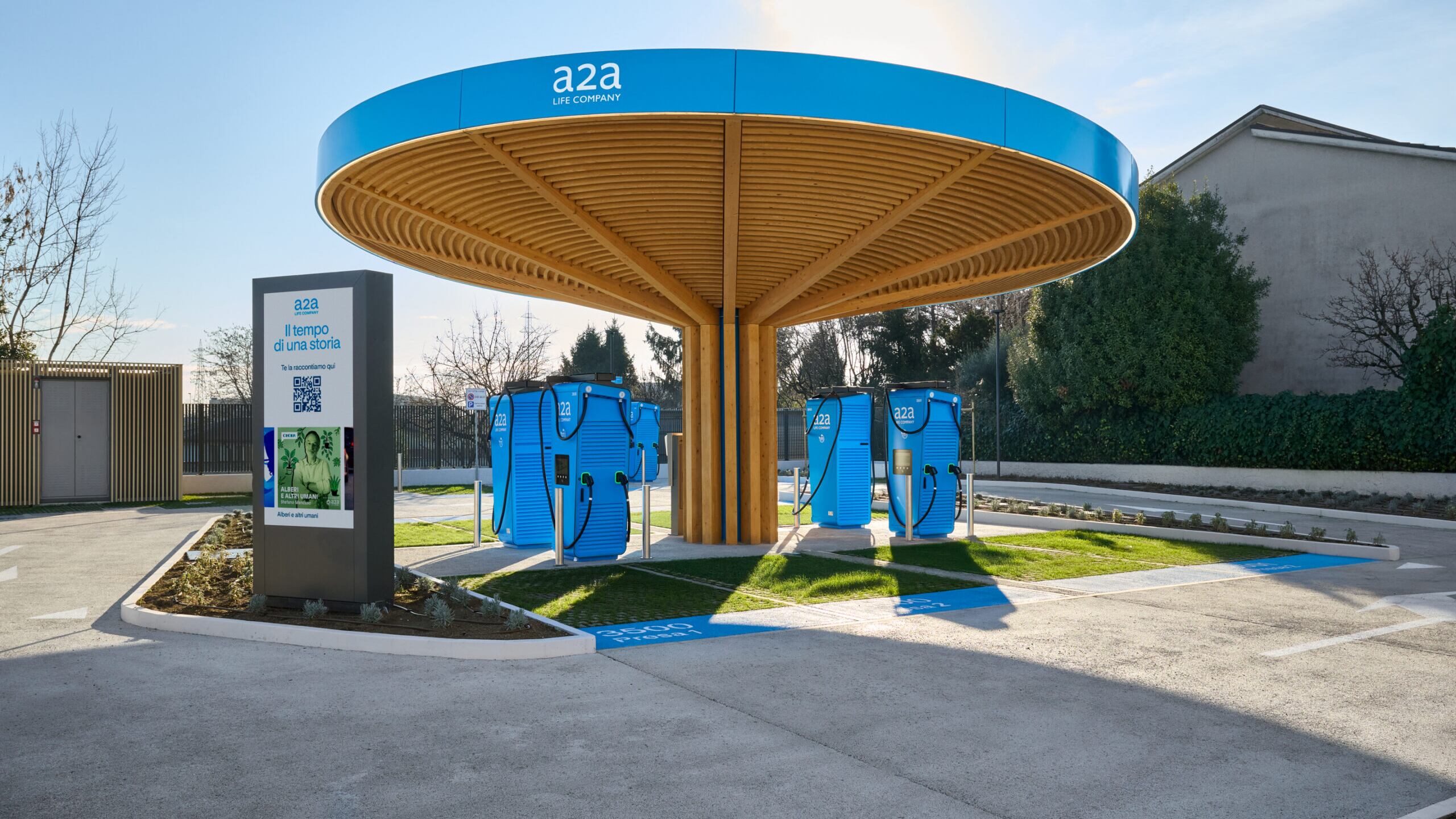 A Monza il primo Hub Power A2A. Così si ricaricano le auto elettriche