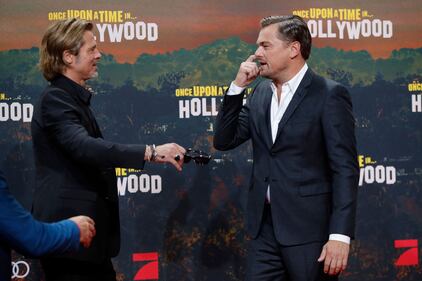 Bagno di folla a Berlino per gli attori di "C'era una volta ... in Hollywood"  2